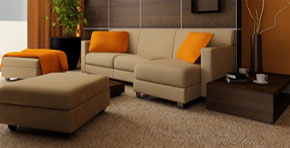 Stairways with carpet